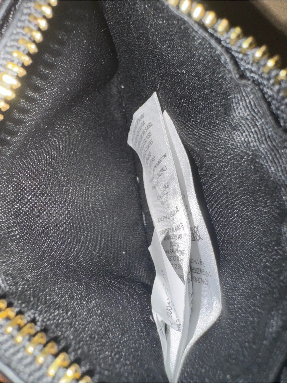 Ralph Lauren compact leather